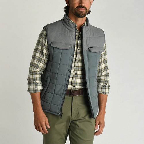 Duckhead Overland Quilted Vest - Stormy Blue | Berings
