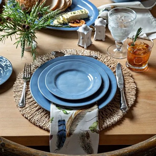 Juliska Puro Chambray Dinner Plate