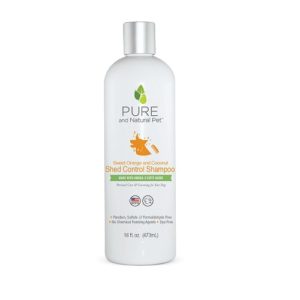 Pure And Natural Pet Shed Control Shampoo (Sweet Orange & Coconut)