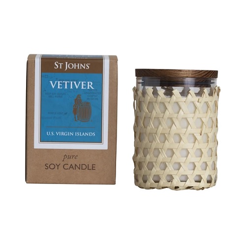 St. Johns Vetiver Soy Wax Candle