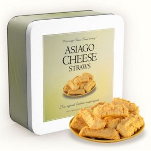 Asiago Cheese Straws 10oz Gift Tin