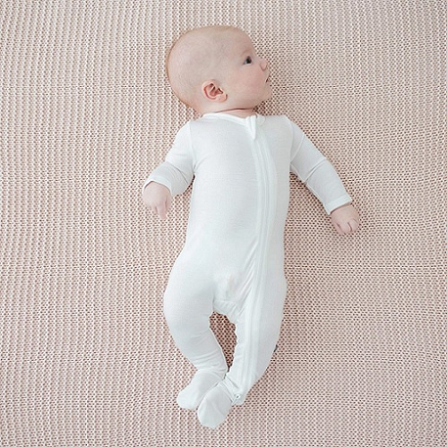 Kyte Baby Zippered Footie - Cloud
