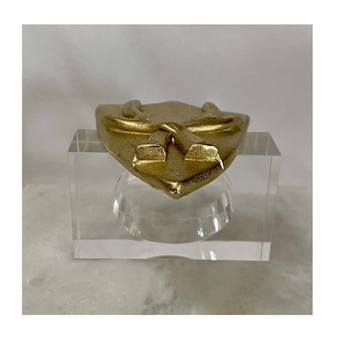 Southern Tribute Deer Antler Shield Napkin Ring Set/4