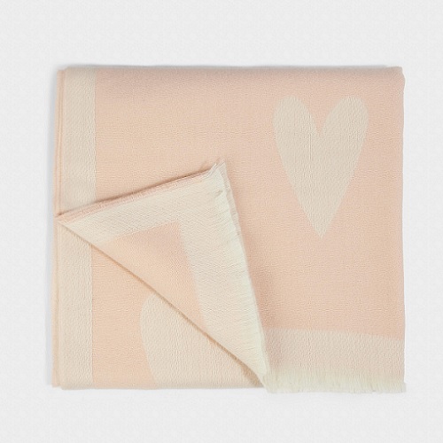 Katie Loxton Double Sided Pink Blanket Scarf