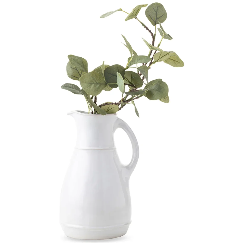 Juliska Puro Ceramic Pitcher - Whitewash2