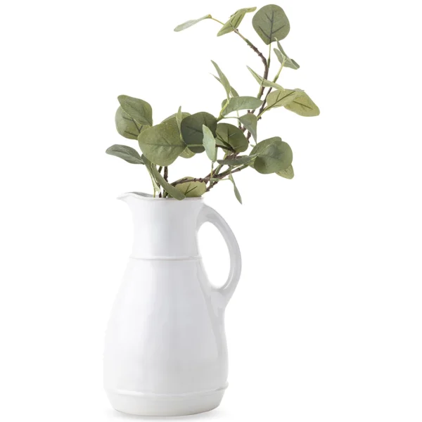 Juliska Puro Ceramic Pitcher - Whitewash2