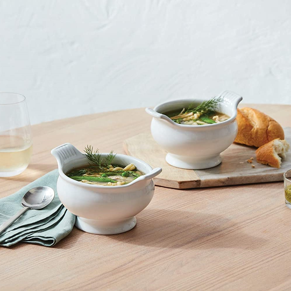 Le Creuset Heritage Soup Bowl White Berings