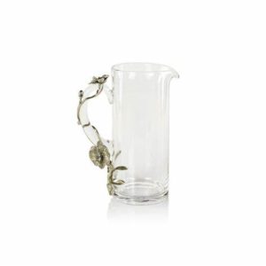 DURBAN ORCHID PITCHER GLASS/PEWT
