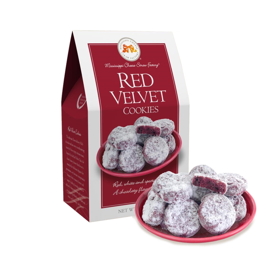 Red Velvet Cookies 5.5 oz. Carton