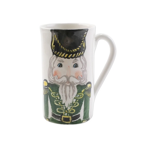 Vietri Nutcracker Soldier Latte Mug