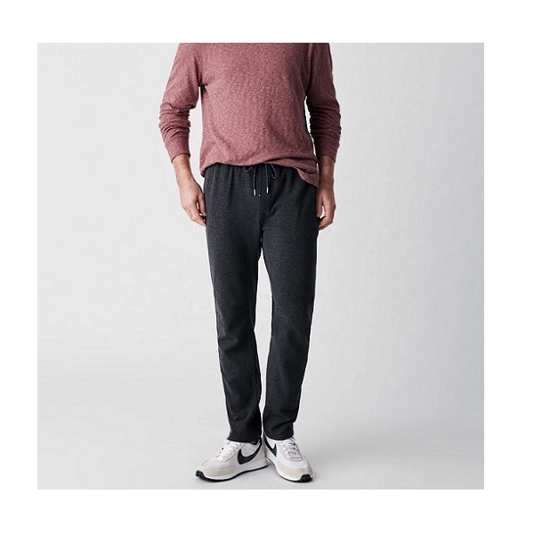 Faherty Knit Alpine Pant Charcoal Heather