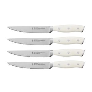 Henckels Forged Accent 4pc Steak Knife Set - White