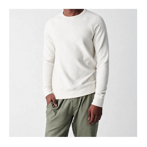 Faherty Legend Sweater Crew - Off White
