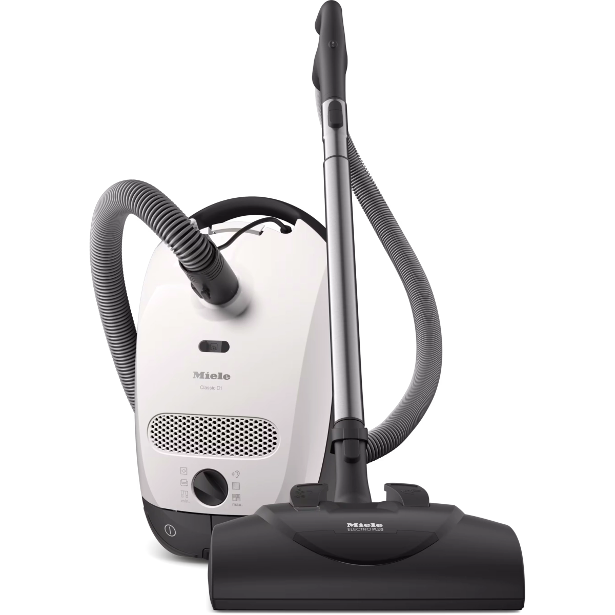 Miele Classic C1 Cat & Dog Canister Powerline Vacuum - Lotus White