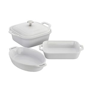 Staub Ceramic Baking Dish 4 PC Set - White