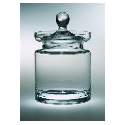 Majestic Gifts T-200 Classic Clear 8 in. High Quality Glass Cookie Jar