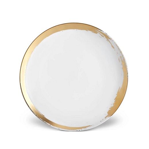 L'Objet Zen Dinner Plate - Gold/White