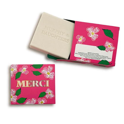 Murphy & Daughters Message on a Soap - MERCI (Rose)