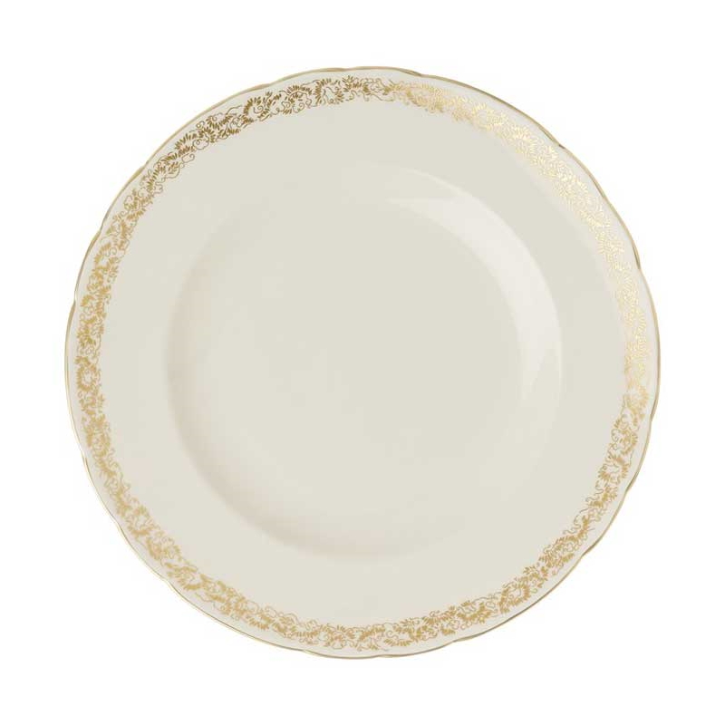 Royal Crown Derby Aves Gold Narrow Border Dinner Plate