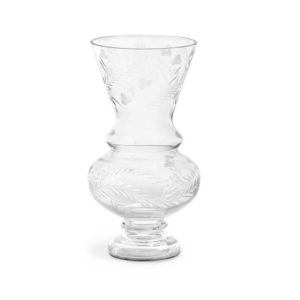 Park Hill Wallace Etched Glass Vase - Small