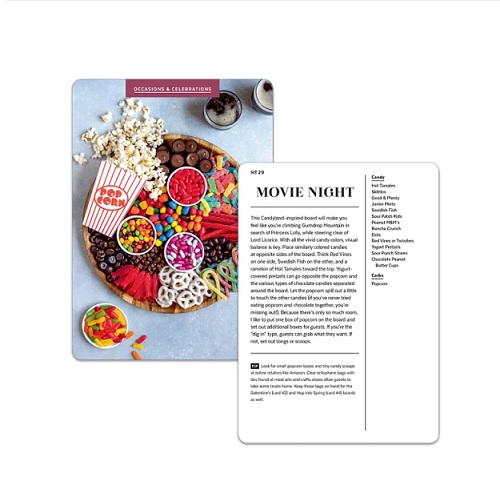 The Cheese Board Deck 50 Cards for Styling Spreads, Savory and Sweet