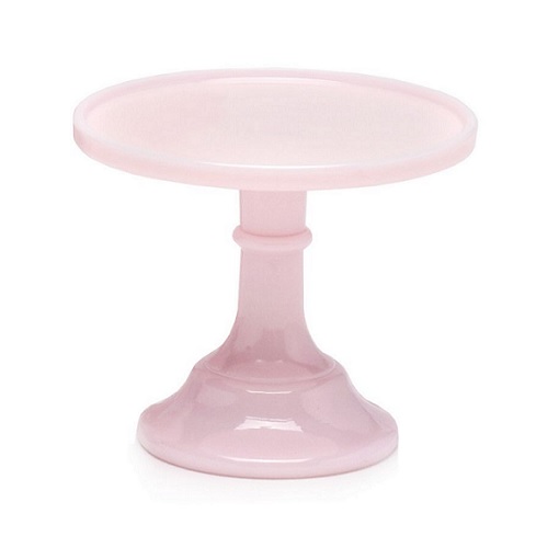 Mosser Glass 6" Cake Pedestal - Pink