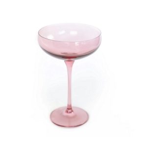 Estelle Colored Champagne Coupe - Rose