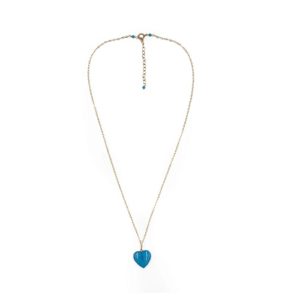 Hazen & Co Heart Necklace - Turquoise