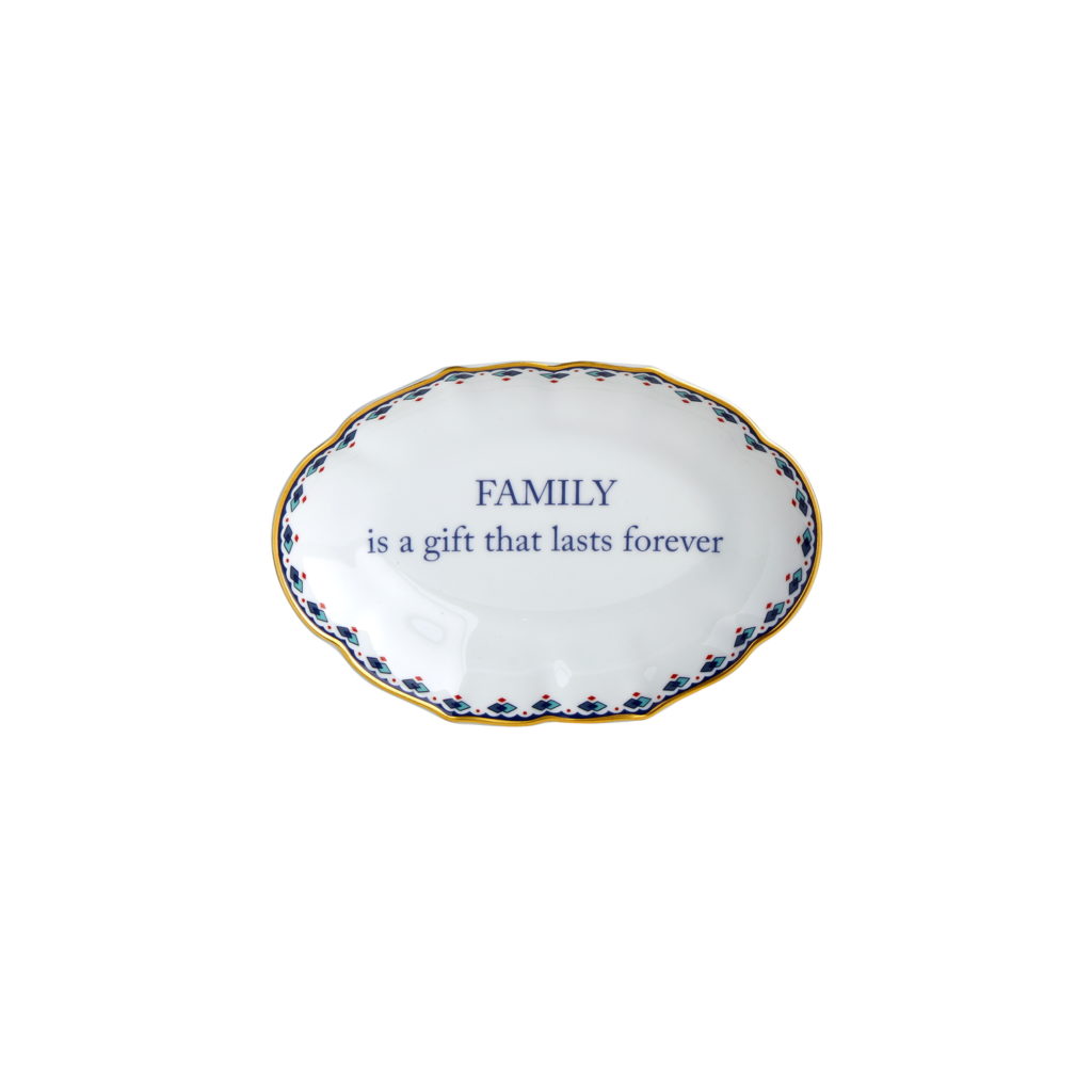 Mottahedeh “Family Is a Gift” Verse Tray