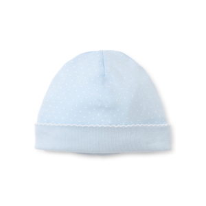 New Kissy Dot Hat - Blue/White