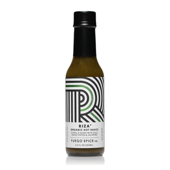 Riza Organic Ghost Pepper Verde Hot Sauce