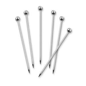 Final Touch Stainless Steel Cocktail Picks S/6
