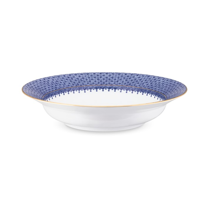 Mottahedeh Blue Lace Rim Soup Plate