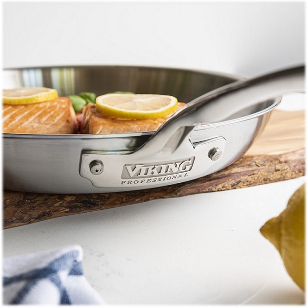 Viking Professional 5-Ply Stainless Steel 12-Inch Fry Pan