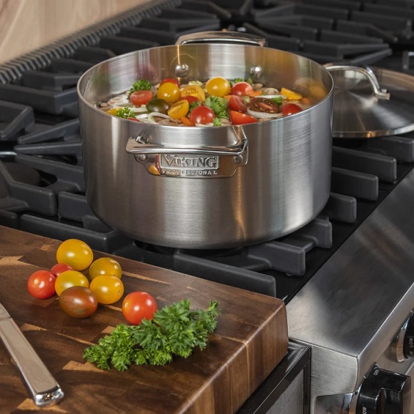 6 Quarts Viking Professional Stainless Steel Stock Pot