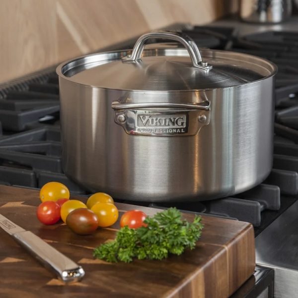 6 Quarts Viking Professional Stainless Steel Stock Pot