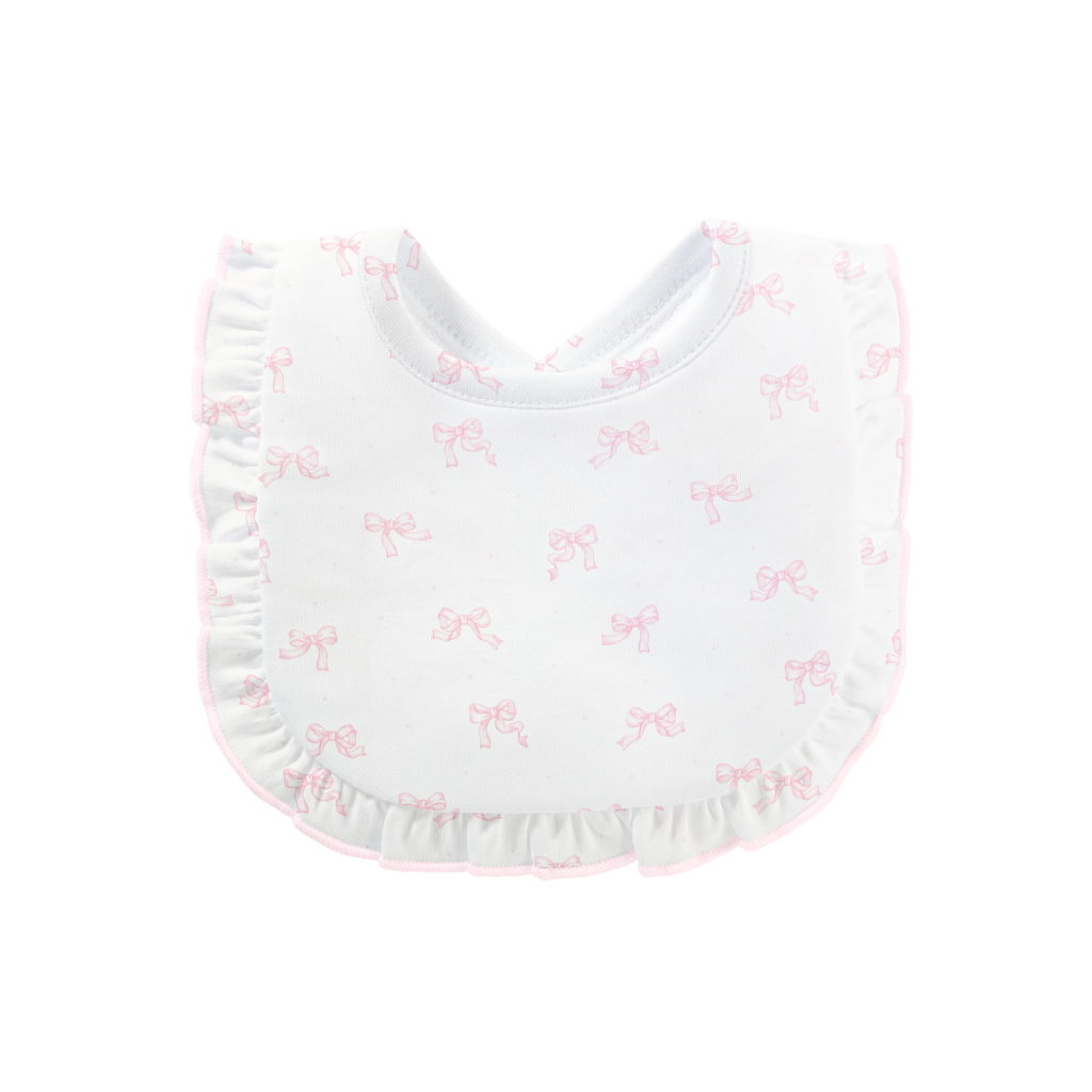 Baby Club Chic Pretty Bows Bib With Ruffle