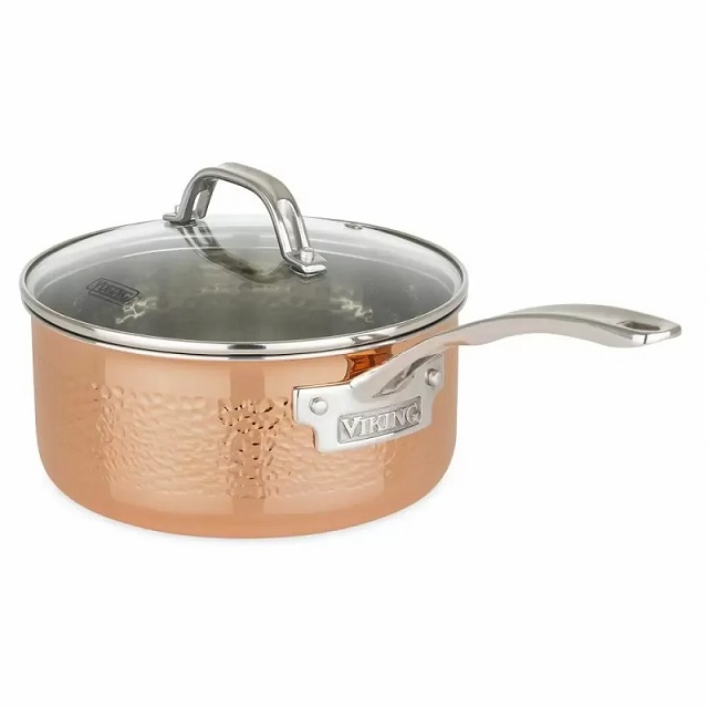 Viking Hammered Copper Clad 10 Piece Cookware Set