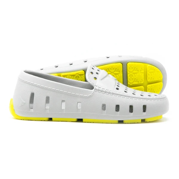 Kids Prodigy Driver Floafers - Harbor Mist Gray/Lemon Tonic