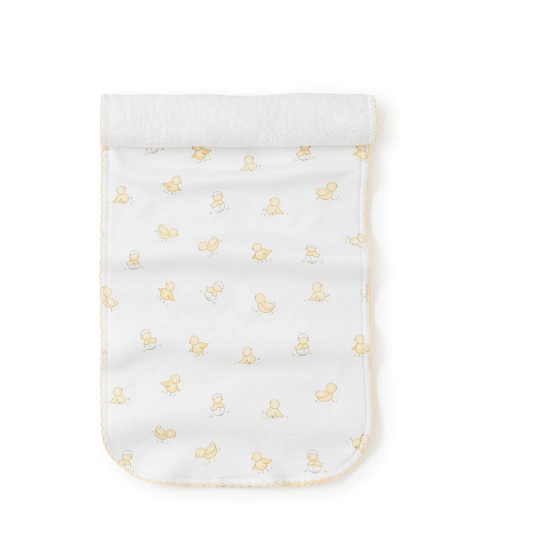 Kissy Kissy Hatchlings Print Burp Cloth