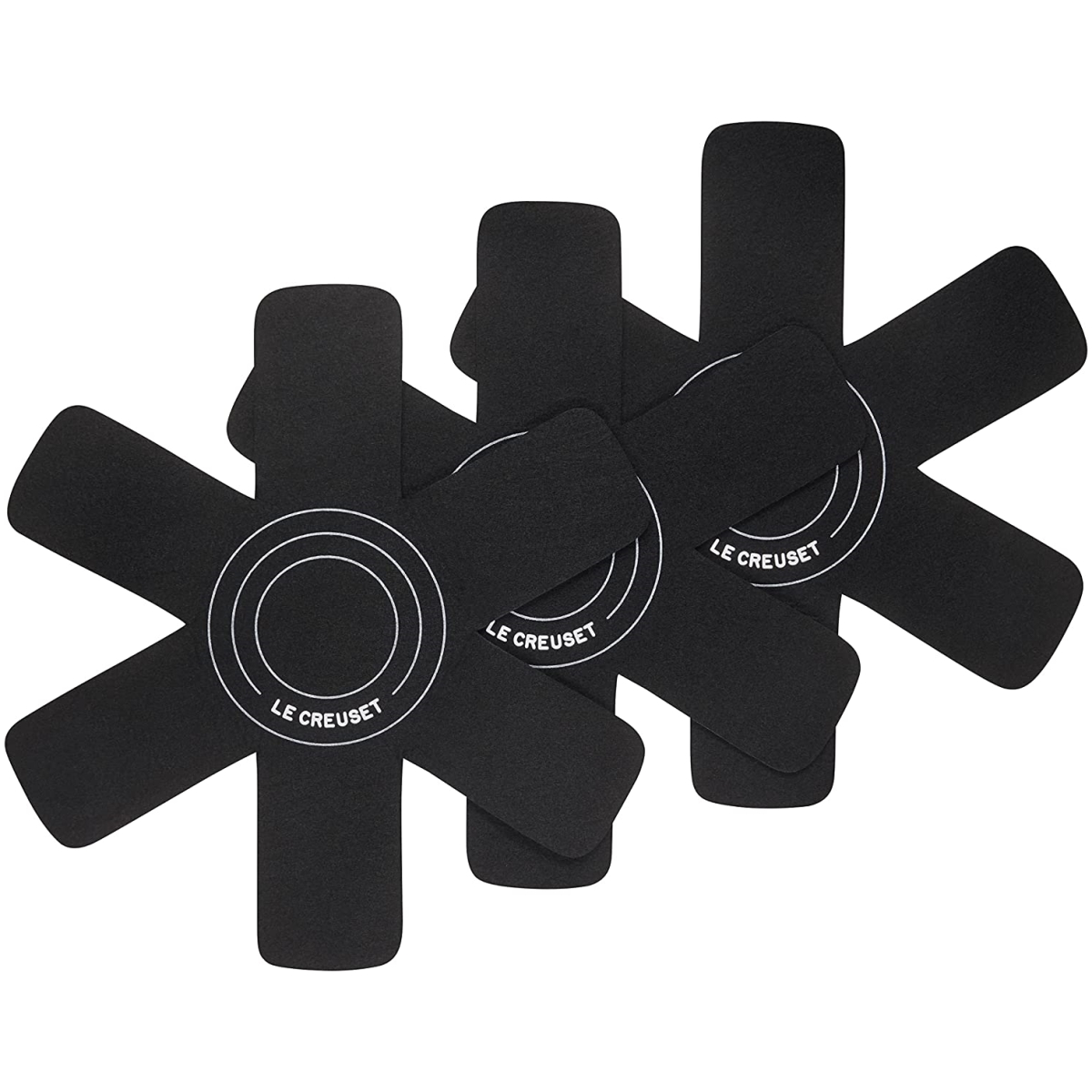 Le Creuset Felt Cookware Protector Set Black Berings