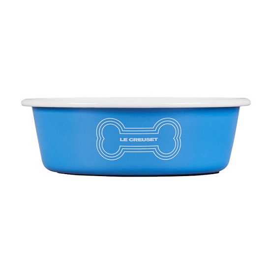 Le Creuset Pet Collection Large Pet Bowl Light Blue Berings
