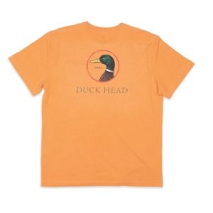 Duck Head Logo Short Sleeve Shirt - Caramel Heather