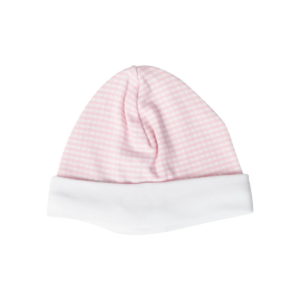 Nella Pima Pink Gingham Baby Hat