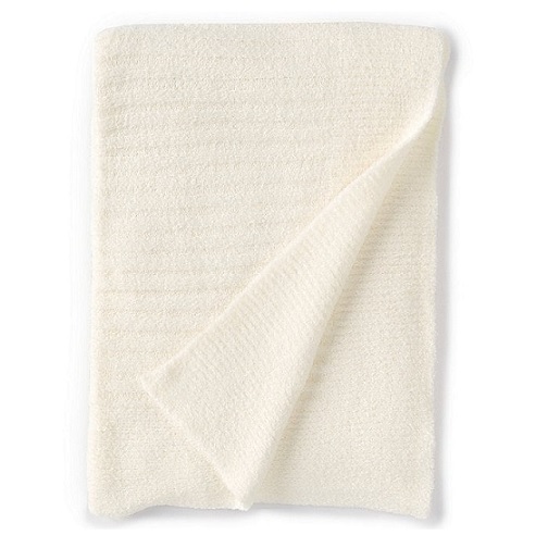 CozyChic Lite Ribbed Baby Blanket - Pearl