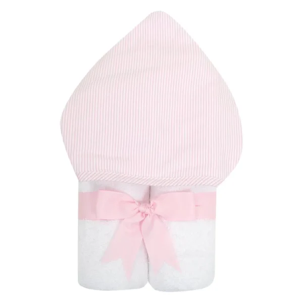 Pink Seersucker Everykid Towel
