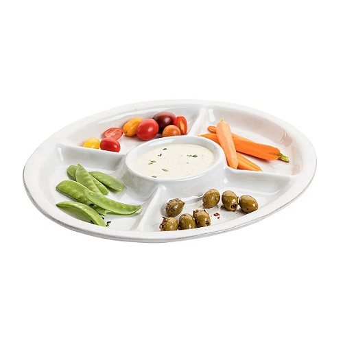 Juliska Puro Crudite Platter - Whitewash