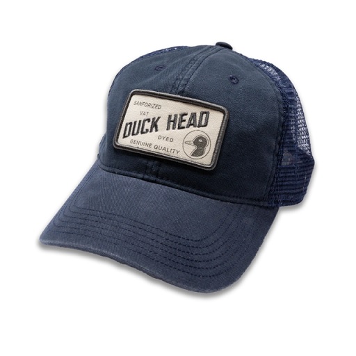 Duck Head Sanforized Patch Trucker Hat - Navy