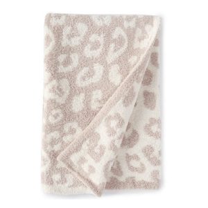 CozyChic Barefoot in the Wild Baby Blanket - Stone/Cream