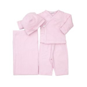 Take Me Home Pink Simple Stripes Bundle Set